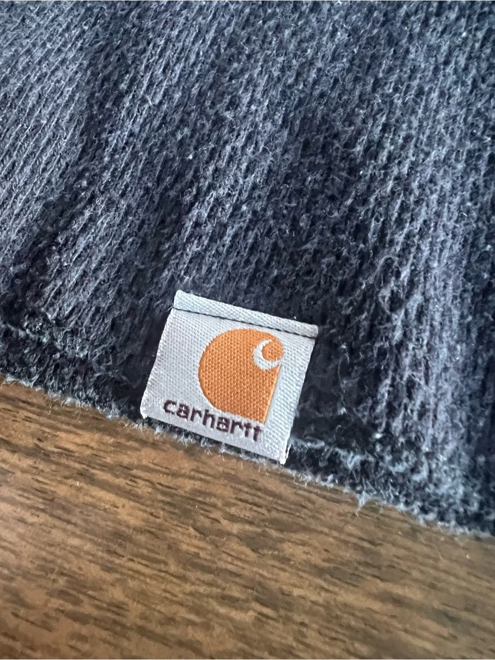 Vtg Carhartt Thermal Base Layer Shirt Long Johns K56 Men XL Black Winter Outdoor